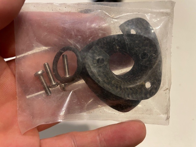 マジカルレーシング カーボンミラー 予備部品付き 中古_画像10