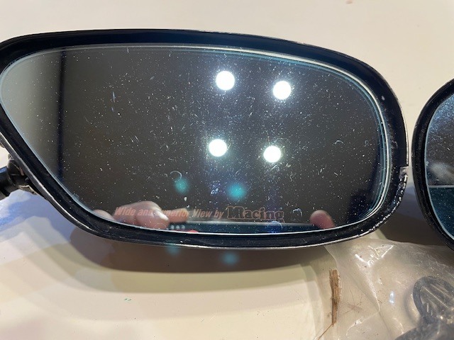 マジカルレーシング カーボンミラー 予備部品付き 中古_画像7