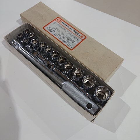 【中古現状品】TONE 1750M ソケットレンチセット_画像1