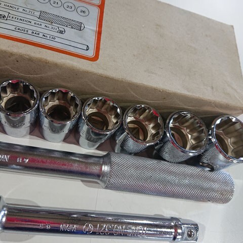 【中古現状品】TONE 1750M ソケットレンチセット_画像3