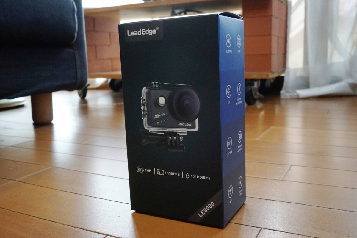 LeadEdge LE8000 アクションカメラ 4K/30FPS 使用1度のみ中古美品_画像7