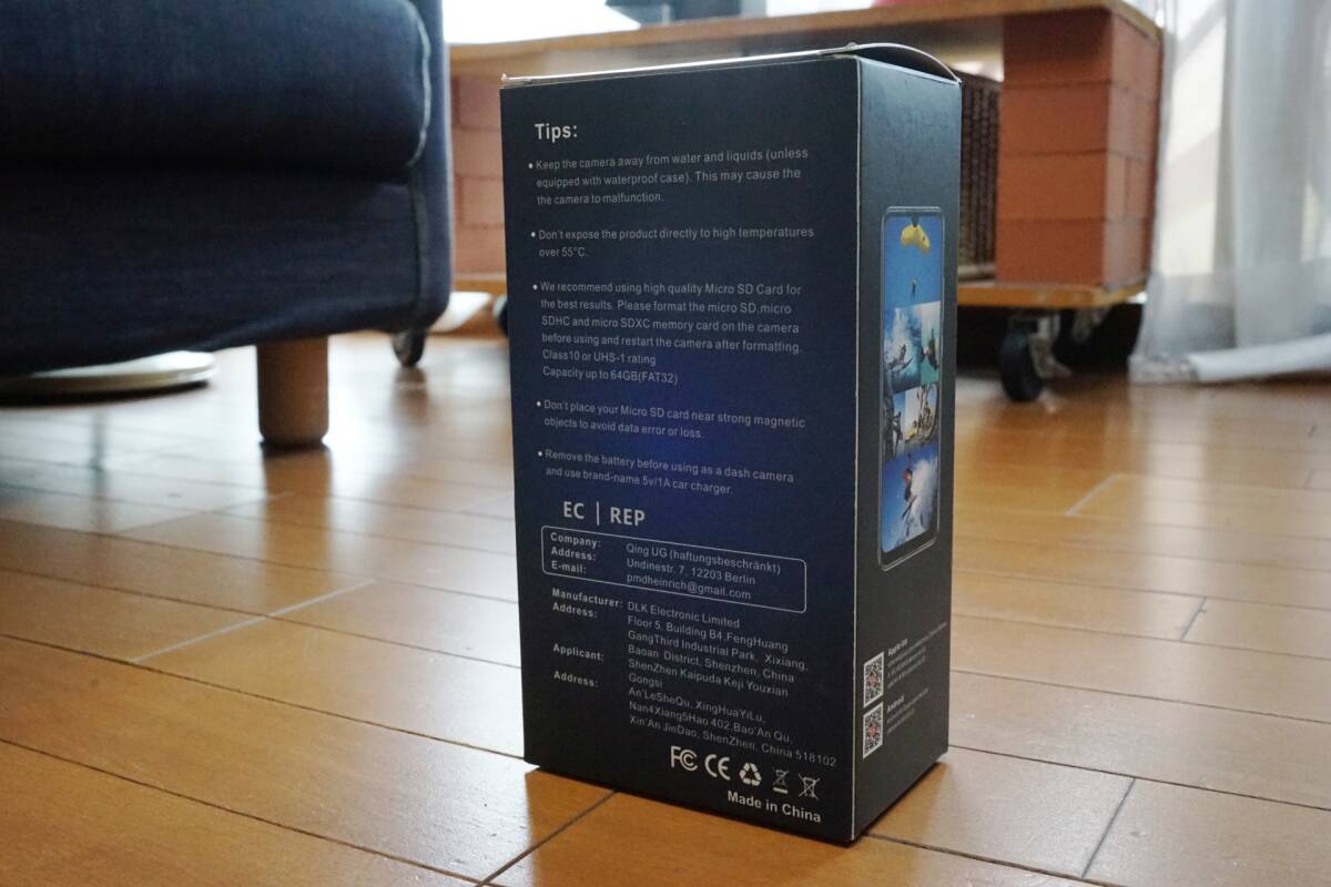 LeadEdge LE8000 アクションカメラ 4K/30FPS 使用1度のみ中古美品_画像8