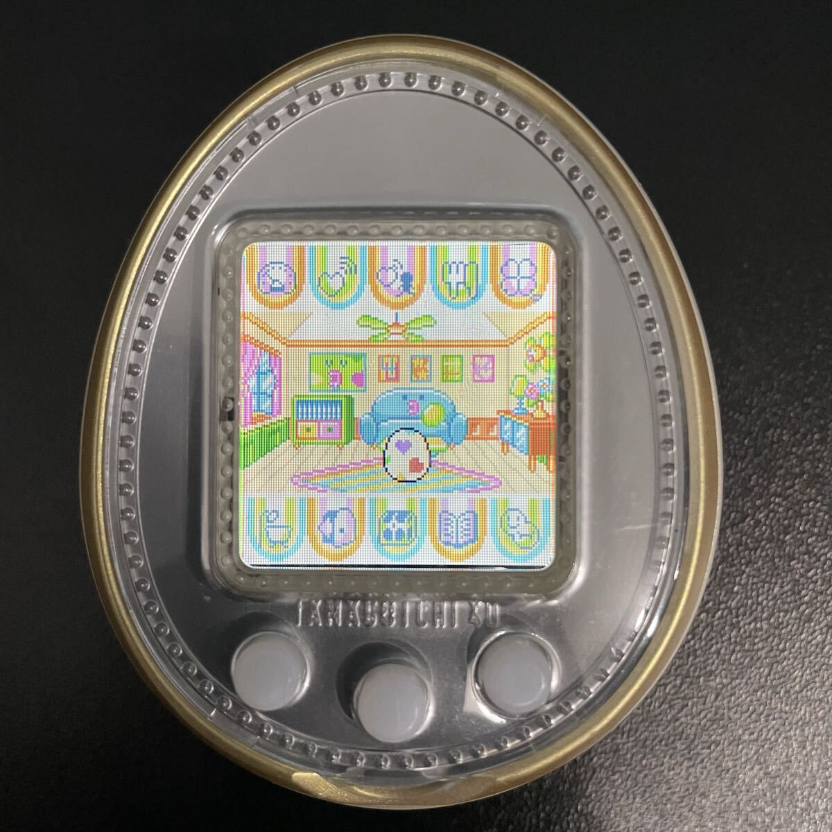 たまごっち4U 4u BANDAI バンダイ Tamagotchi 4U ホワイト イエロー 白色 黄色 当時物_画像1