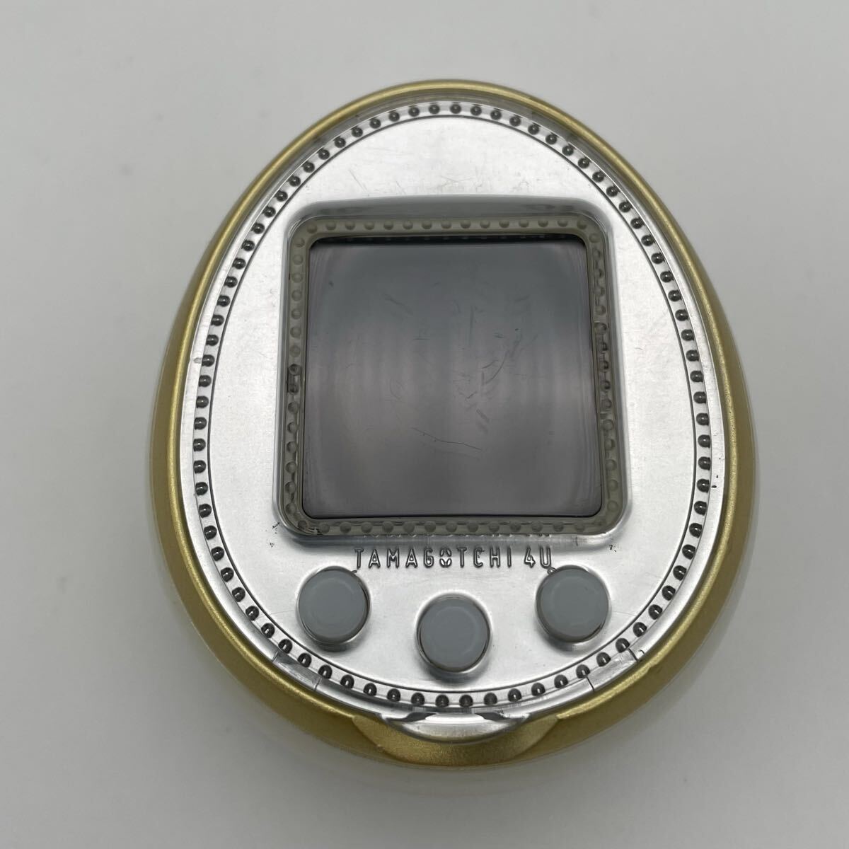 たまごっち4U 4u BANDAI バンダイ Tamagotchi 4U ホワイト イエロー 白色 黄色 当時物_画像3