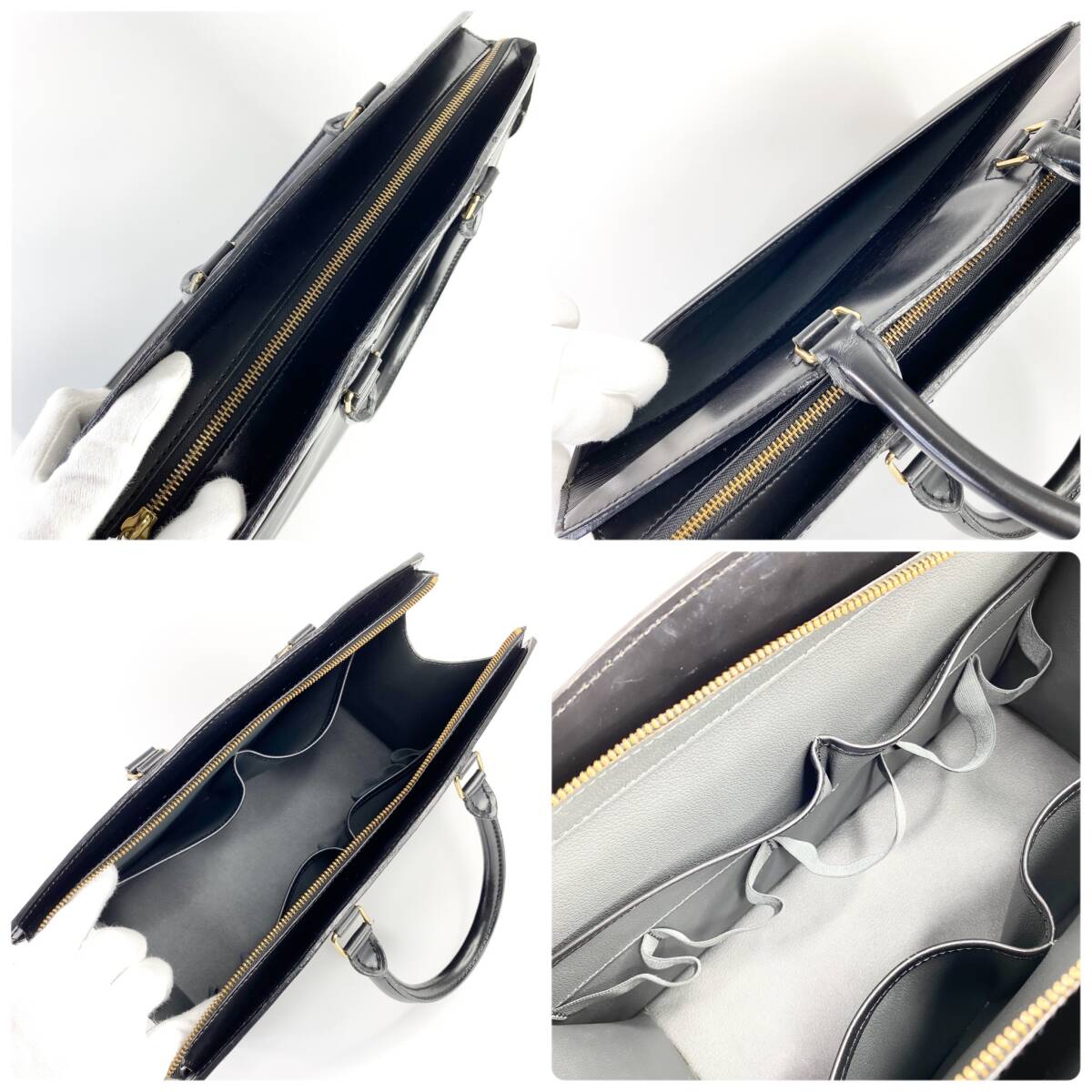 LOUIS VUITTON ルイヴィトン エピ リヴィエラ ハンドバッグ ビジネスバッグ ブラック ノワール 黒 M48182_画像6