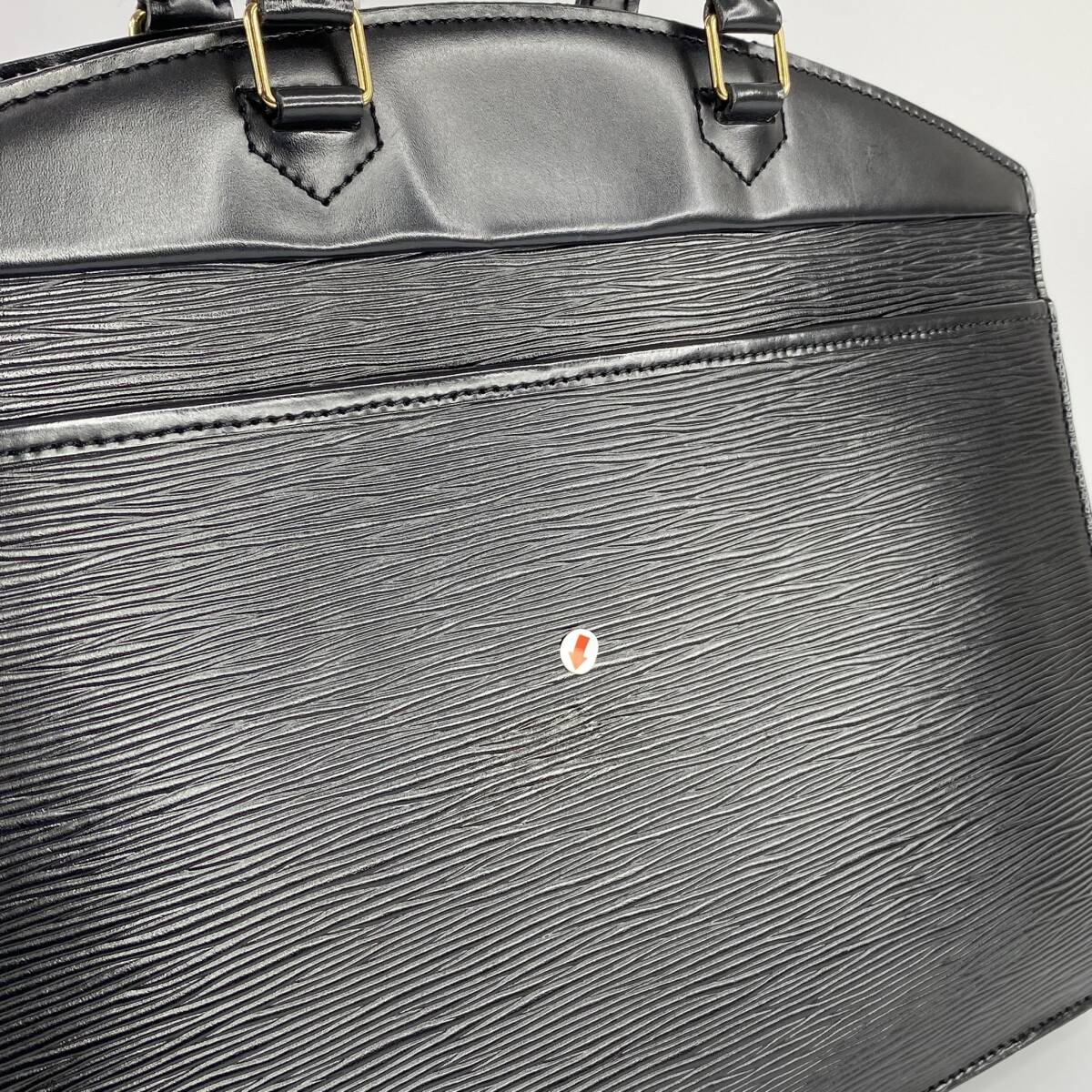 LOUIS VUITTON ルイヴィトン エピ リヴィエラ ハンドバッグ ビジネスバッグ ブラック ノワール 黒 M48182_画像9