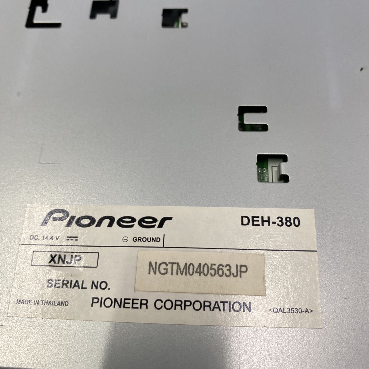 カロッツェリア DEH-380 1DIN オーディオ 中古品_画像6