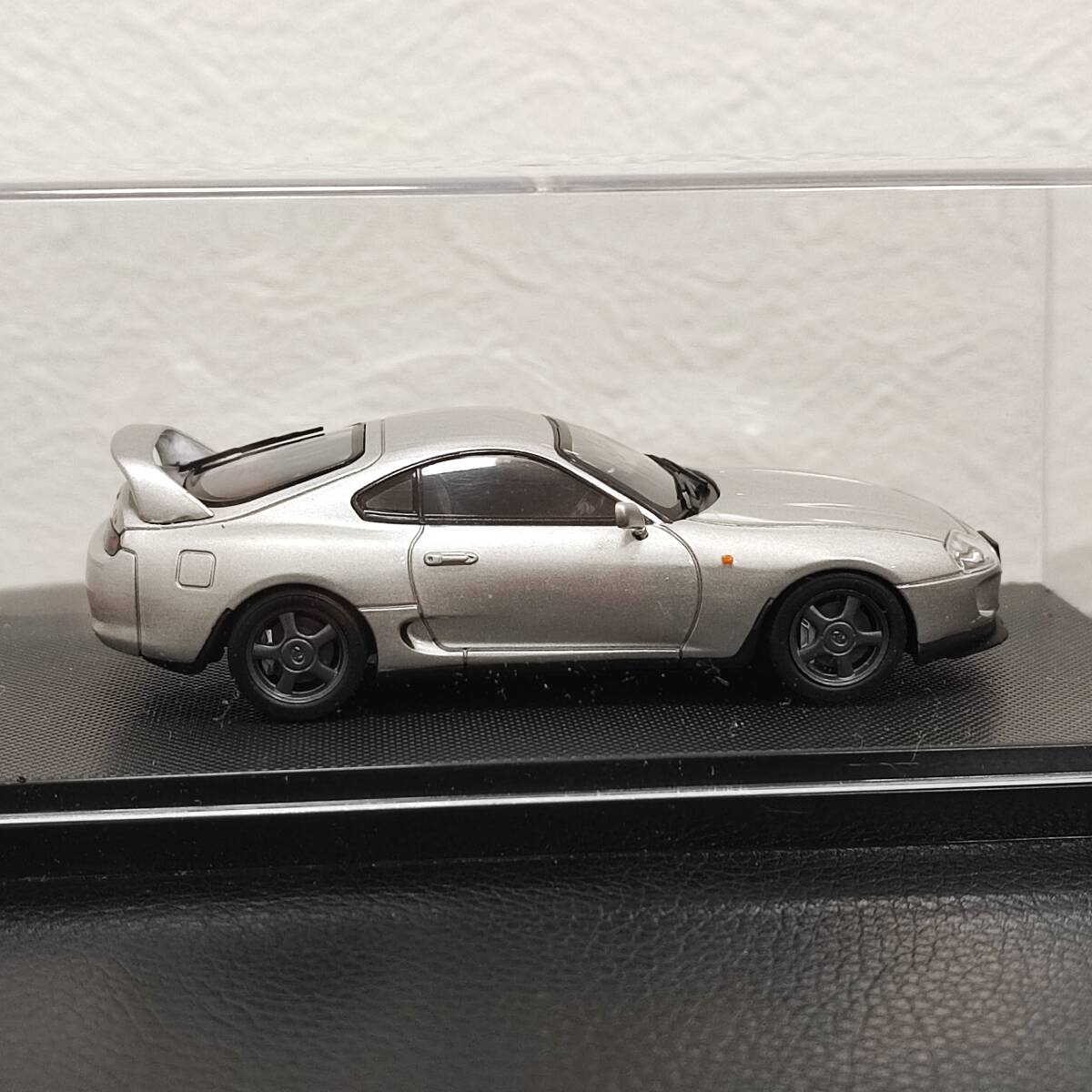 EBBRO 1/43 TOYOTA SUPRA RZ シルバー エブロ トヨタスープラ シルバー ケース未開封品 ケース付きミニカー_画像3