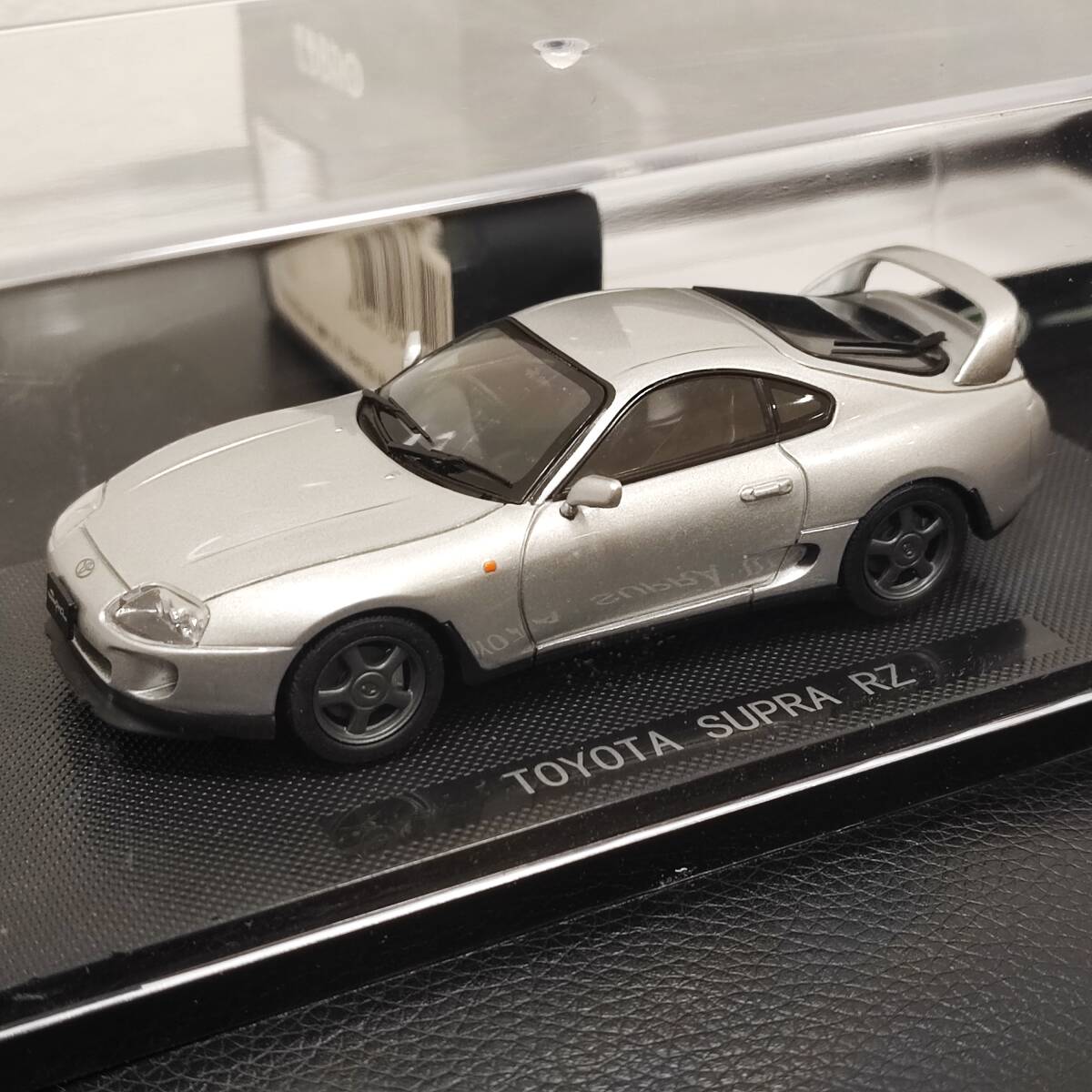 EBBRO 1/43 TOYOTA SUPRA RZ シルバー エブロ トヨタスープラ シルバー ケース未開封品 ケース付きミニカー_画像1