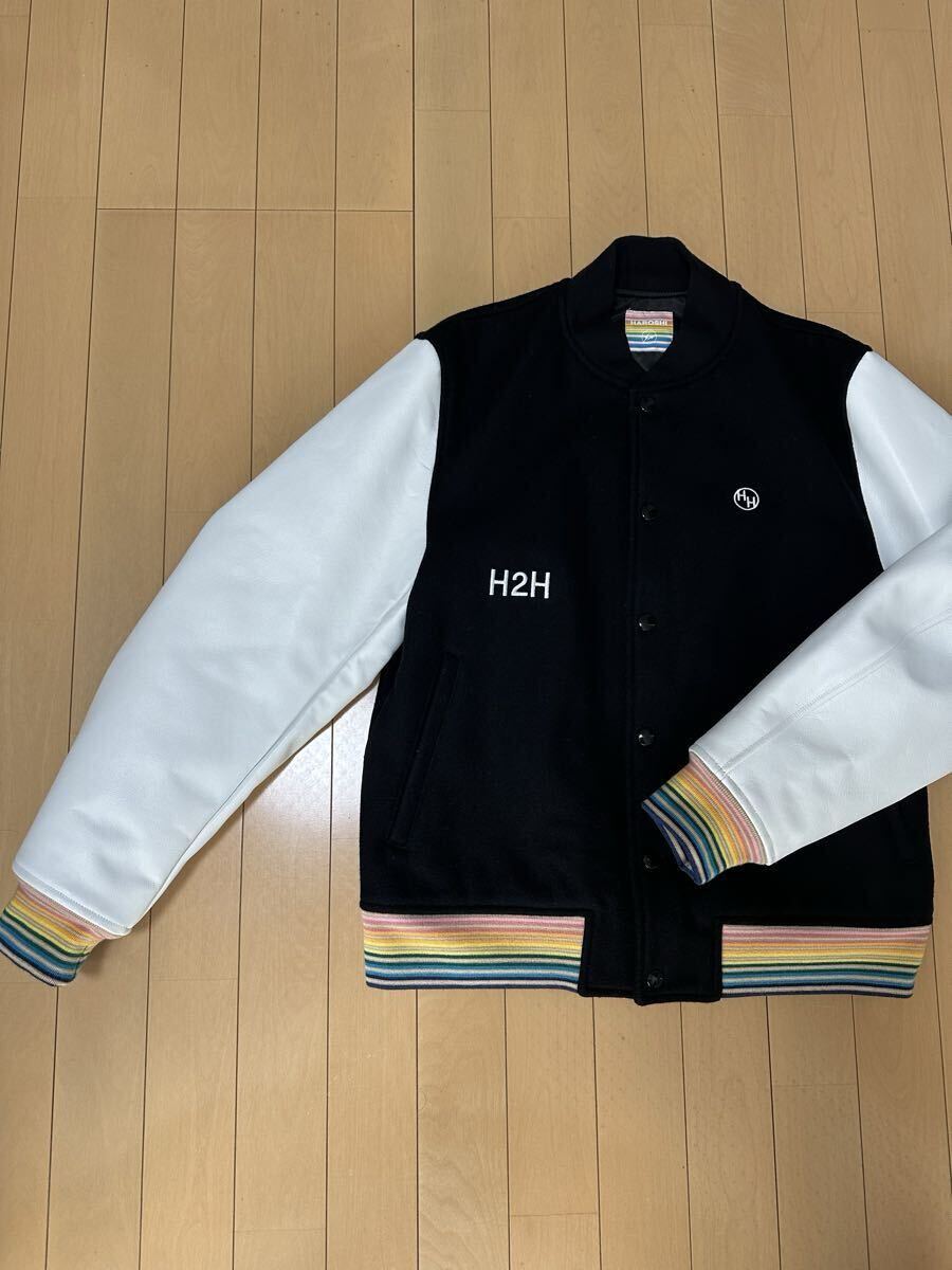 『美品』fragment design HAROSHI コラボ レザー スタジャン アワードジャケット 藤原ヒロシ_画像1