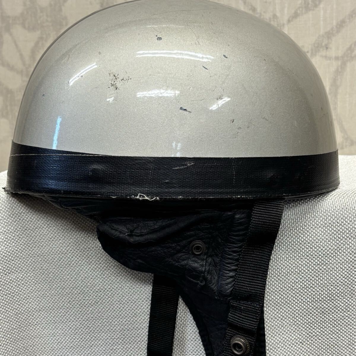 dabida(Davida) Англия производства шлем Capton British Tradition полушлем semi-hat подлинная вещь Vintage половина ад 