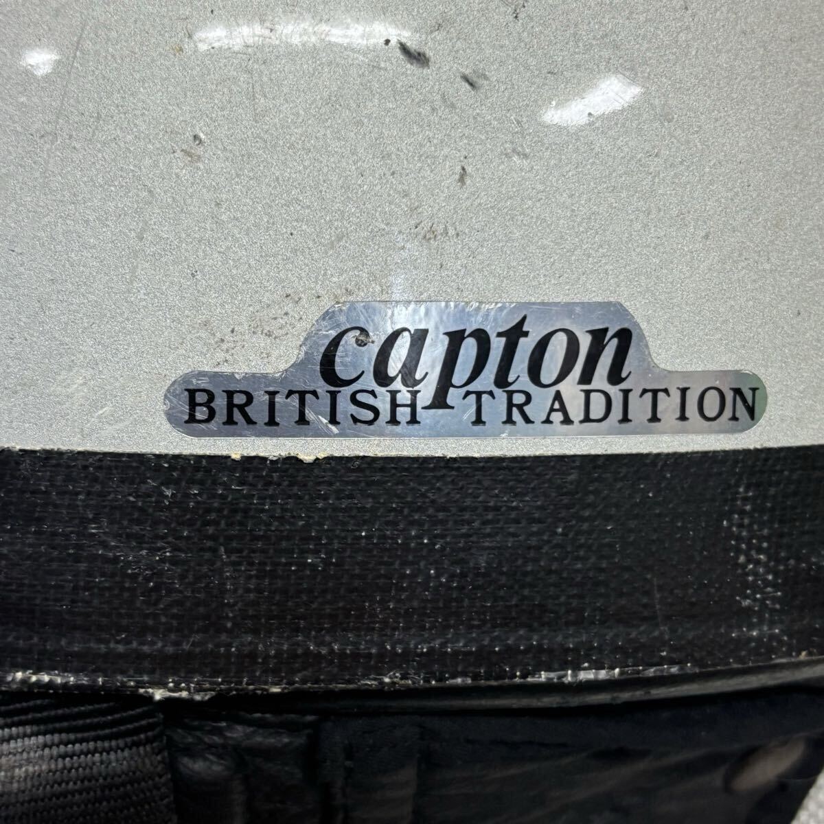 dabida(Davida) Англия производства шлем Capton British Tradition полушлем semi-hat подлинная вещь Vintage половина ад 