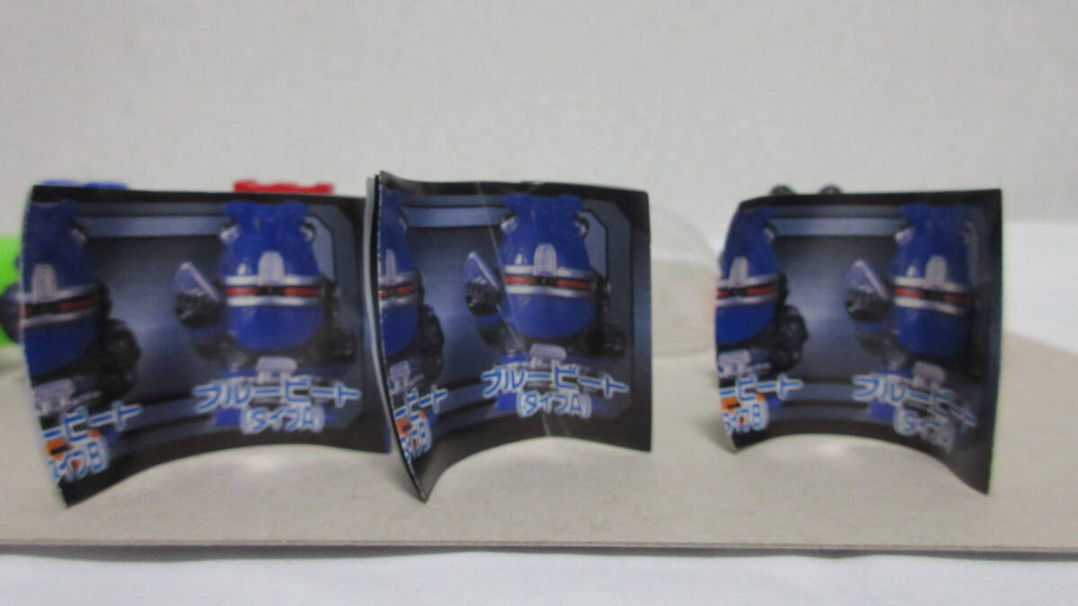 重甲ビーファイターソフビコレクション 全5種 FC ソフビ指人形 フィギュア バンダイ ブルービート レッドル ジースタッグ ブラックビート_画像6