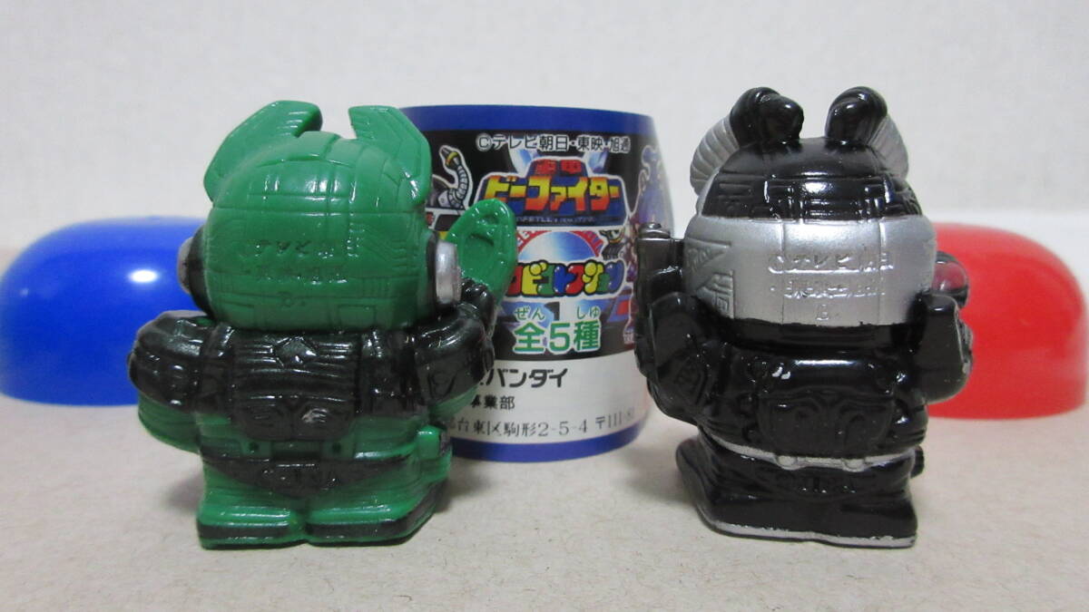 重甲ビーファイターソフビコレクション 全5種 FC ソフビ指人形 フィギュア バンダイ ブルービート レッドル ジースタッグ ブラックビート_画像5