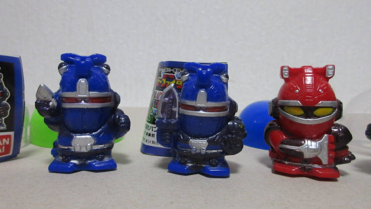 重甲ビーファイターソフビコレクション 全5種 FC ソフビ指人形 フィギュア バンダイ ブルービート レッドル ジースタッグ ブラックビート_画像2