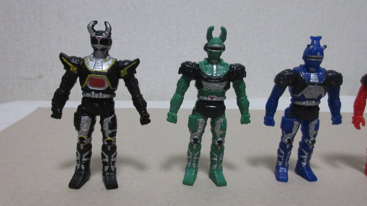 Be Fighter герой все 4 вид Juukou B-Fighter Mini sofvi фигурка Bandai голубой свекла красный ruji-s tag черный свекла