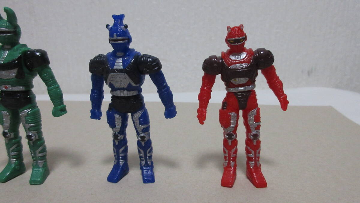 Be Fighter герой все 4 вид Juukou B-Fighter Mini sofvi фигурка Bandai голубой свекла красный ruji-s tag черный свекла