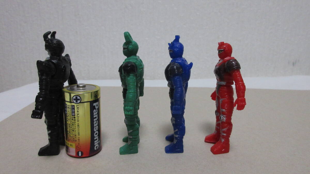 Be Fighter герой все 4 вид Juukou B-Fighter Mini sofvi фигурка Bandai голубой свекла красный ruji-s tag черный свекла