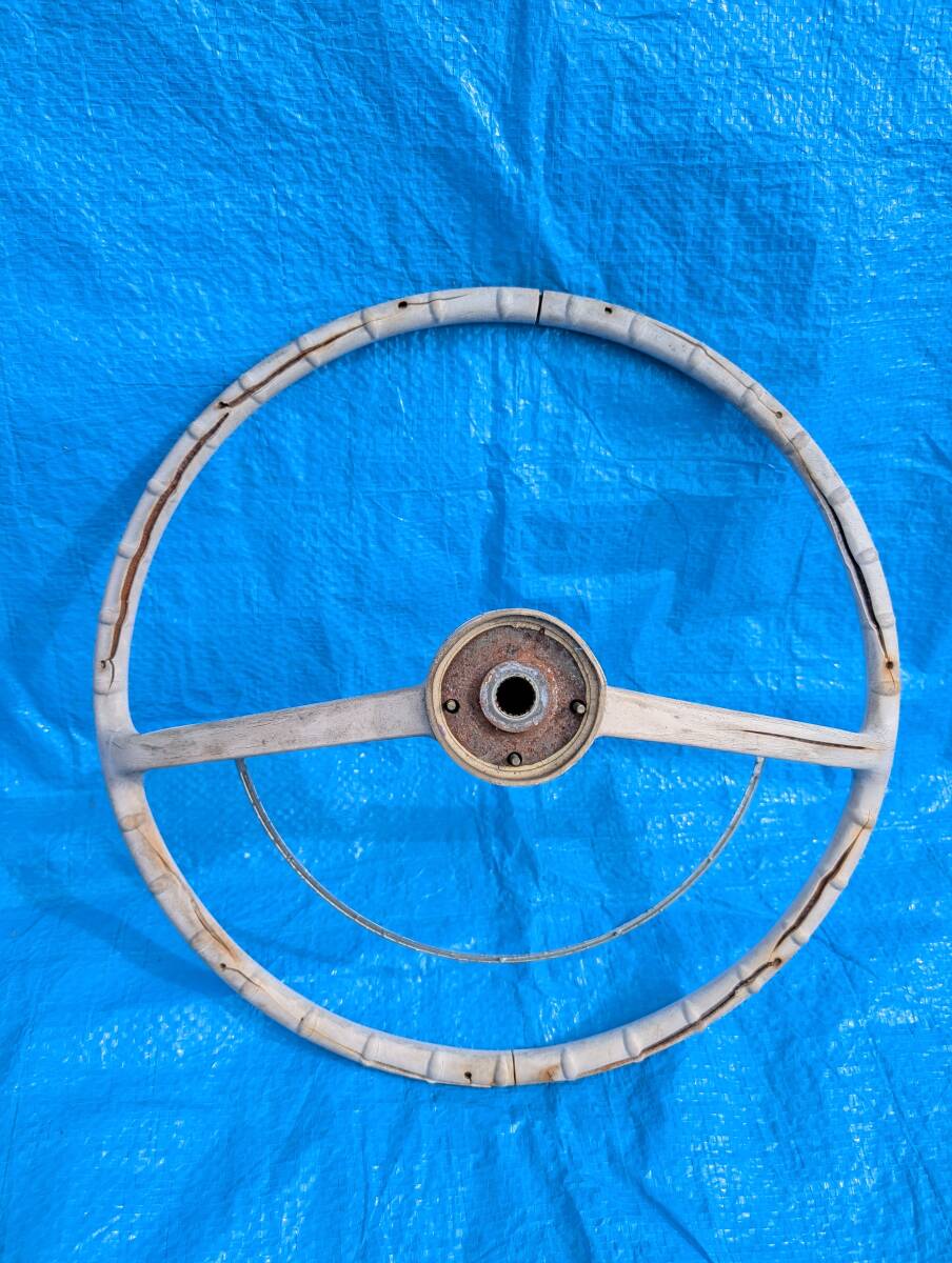 スバル３６０　ホーン付きレトロなハンドル　修正ベース_画像2