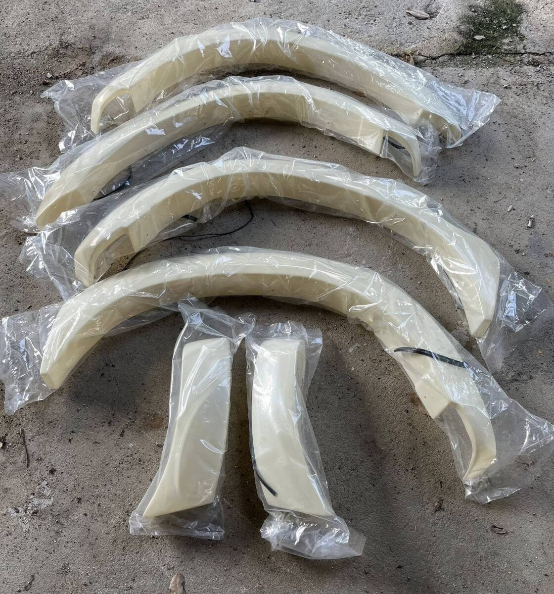 日産 D22 後期 オーバーフェンダー フロンティア frontier 6点セット ダットラ ダブルキャブ? ※ステッカー1枚プレゼント_画像1