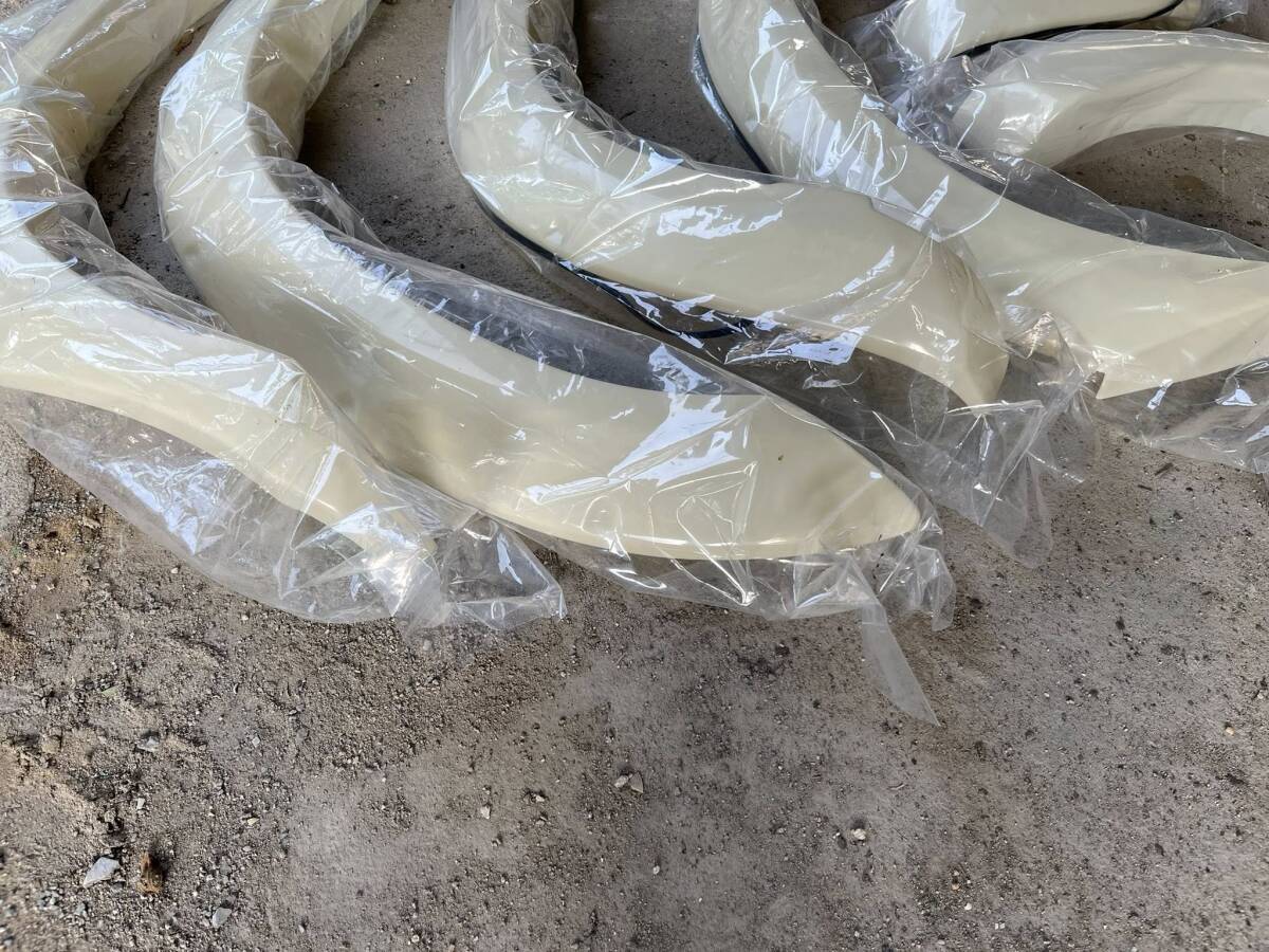 日産 D22 後期 オーバーフェンダー フロンティア frontier 6点セット ダットラ ダブルキャブ? ※ステッカー1枚プレゼント_画像4