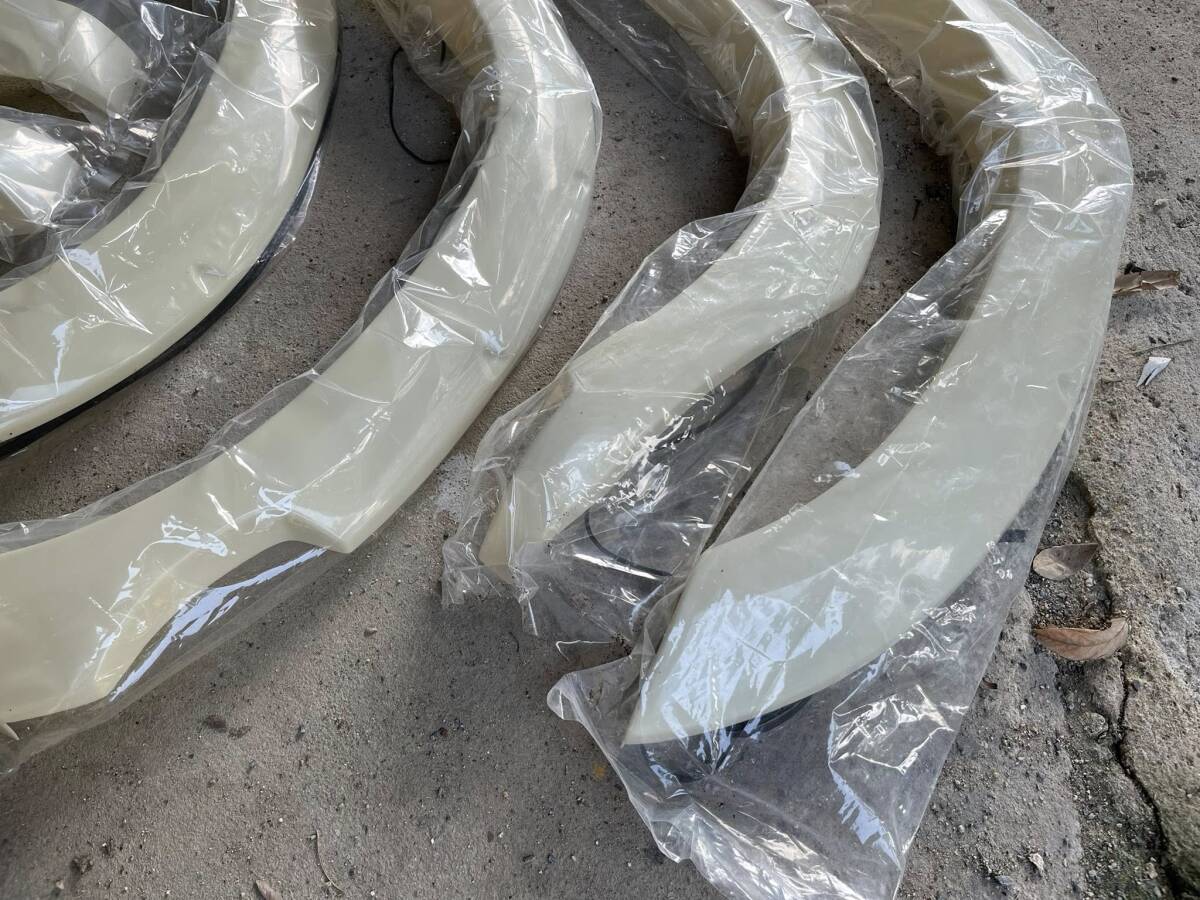 日産 D22 後期 オーバーフェンダー フロンティア frontier 6点セット ダットラ ダブルキャブ? ※ステッカー1枚プレゼント_画像6