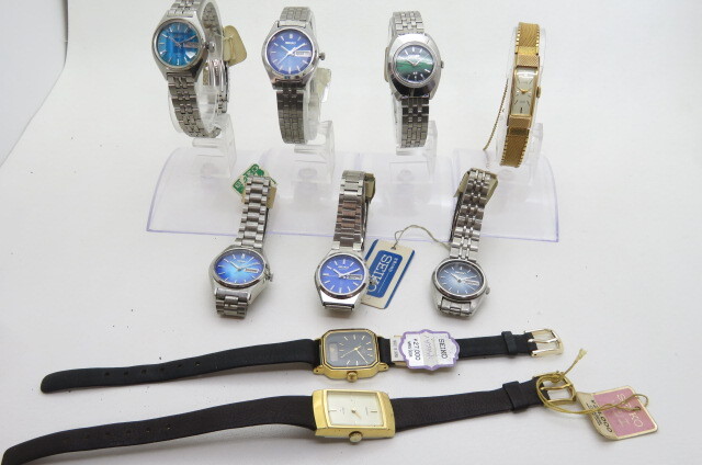 1円~【未使用 まとめて9本】デットストック品 SEIKO セイコー CITIZEN シチズン レディース クオーツ 腕時計 10-10-13_画像1