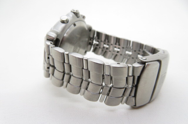 1円~TAG HEUER タグ・ホイヤー プロフェッショナル クロノグラフ CH1112 メンズ クオーツ 腕時計 グリーン文字盤 シルバー 10-11-8_画像8