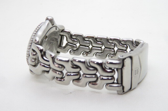 1円～【動品】TAG HEUER タグ・ホイヤー プロフェッショナル 200M WG1312-2 レディース クオーツ 腕時計 デイト ホワイト文字盤　10-11-11_画像8