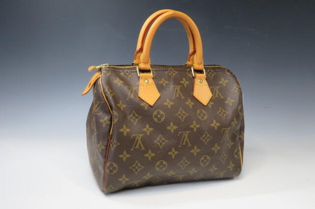 1円～LOUIS VUITTON ルイ・ヴィトン モノグラム LV スピーディ25 ミニボストンバッグ　K－10-12_画像1