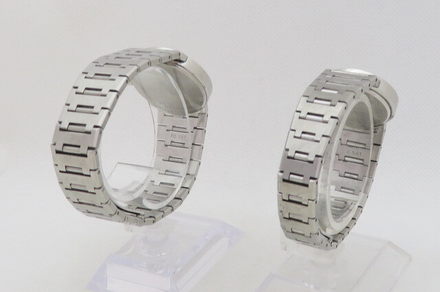1円～【ペアウォッチ】BVLGARI ブルガリ ブルガリブルガリ BB30SSD/BB26SS QZ/クォーツ 腕時計　11-4-25_画像3