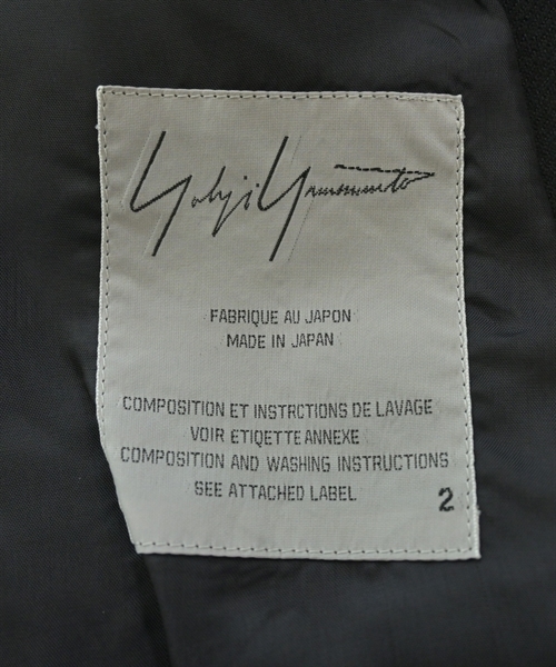 YOHJI YAMAMOTO テーラードジャケット レディース ヨウジヤマモト 中古　古着_画像3