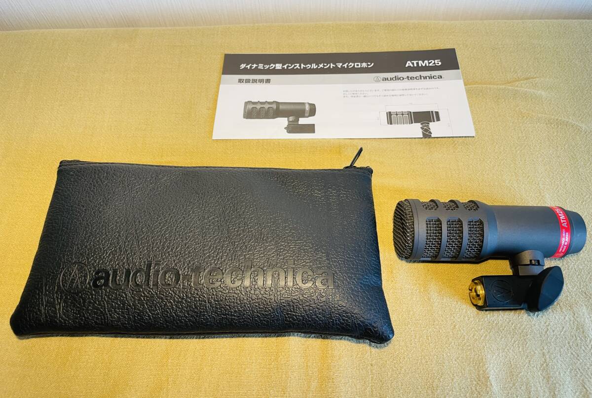 * audio technica / ATM25 / электродинамический микрофон / обычный рабочий товар / один владелец б/у товар / Audio Technica *