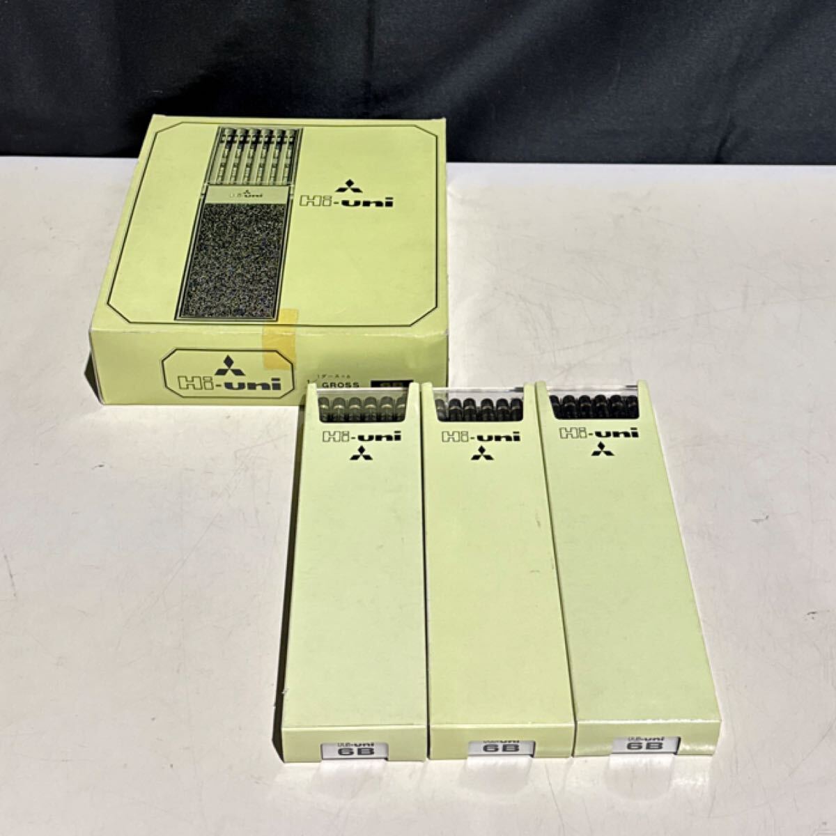 ★ 新品未使用 Hi-Uni ハイユニ 鉛筆 6B 9ダース 三菱 三菱鉛筆_画像1