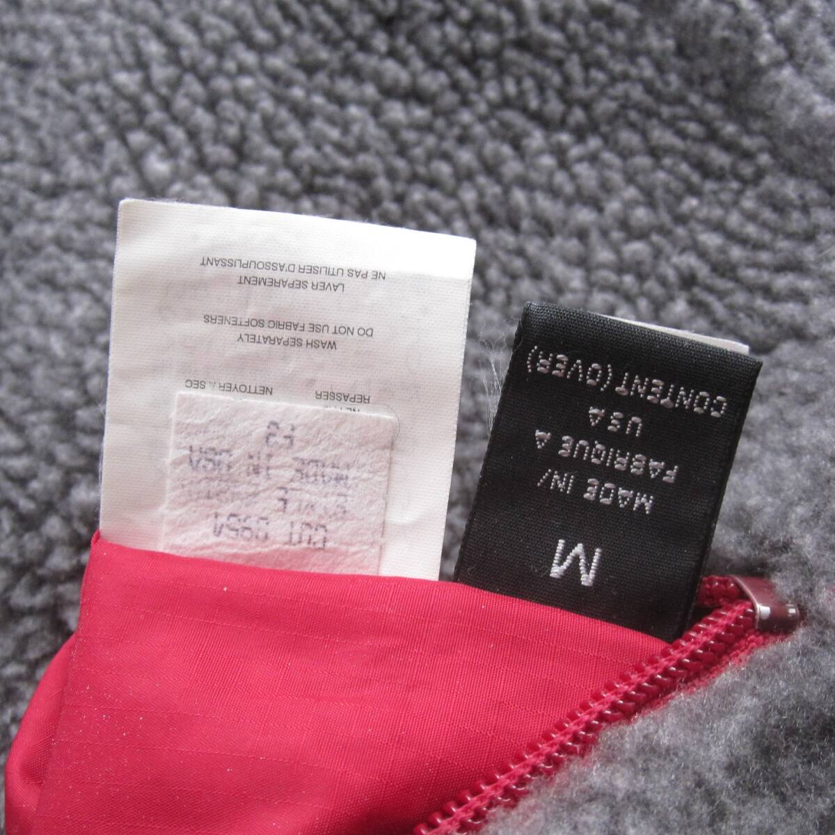 ☆ パタゴニア グリセード(M) 雪なしタグ 1993年 / Patagonia / 90s / vintage / mars / vintage リバーシブル / サンダー 渦巻 コンドル_画像5