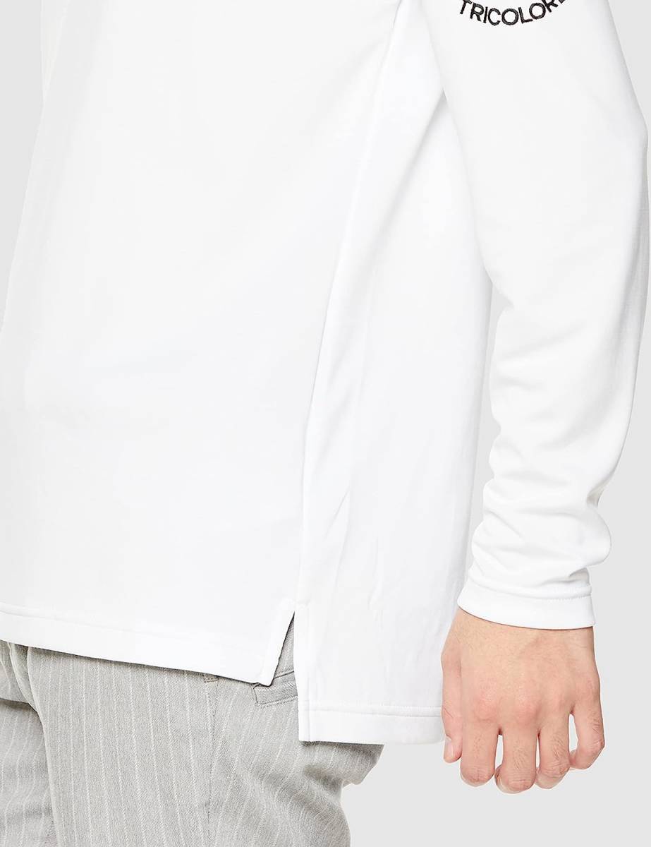 新品 ルコック ゴルフ 長袖シャツ モックネック Lサイズ ホワイト QGMUJB04 吸汗速乾 ストレッチ 快温 税込9,790円 メンズ ゴルフシャツ_画像5