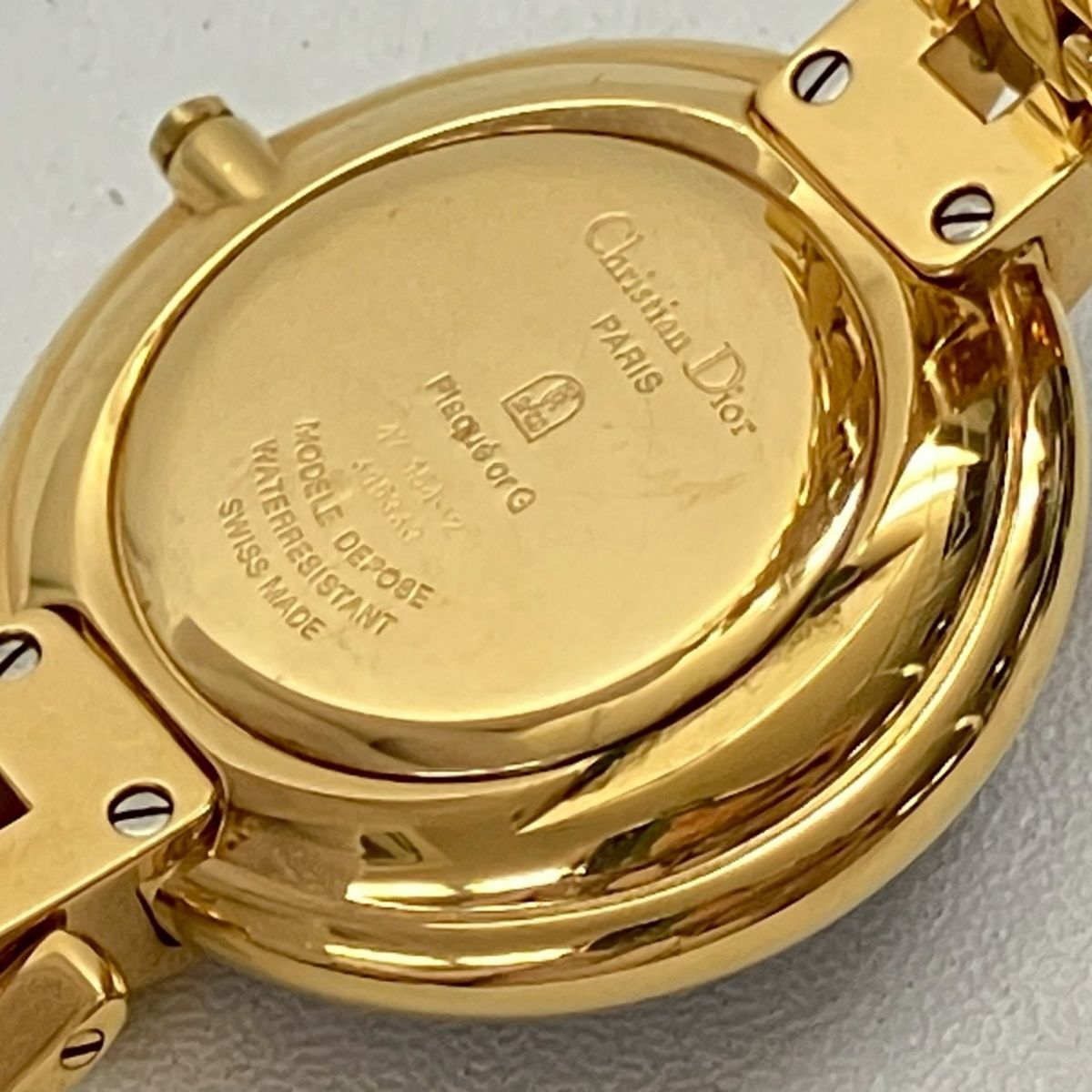 Y049-H42-436* Christian Dior Christian * Dior мужские наручные часы Bagira 47 154 2 QUARTZ раунд черный циферблат 2 стрелки KA