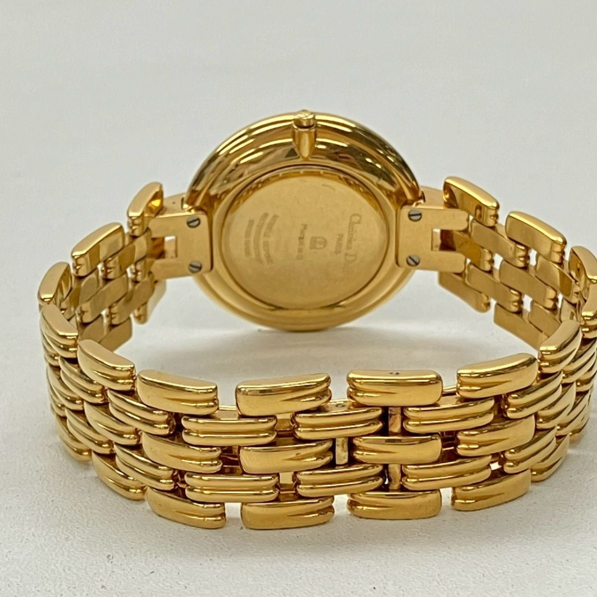 Y049-H42-436* Christian Dior Christian * Dior мужские наручные часы Bagira 47 154 2 QUARTZ раунд черный циферблат 2 стрелки KA