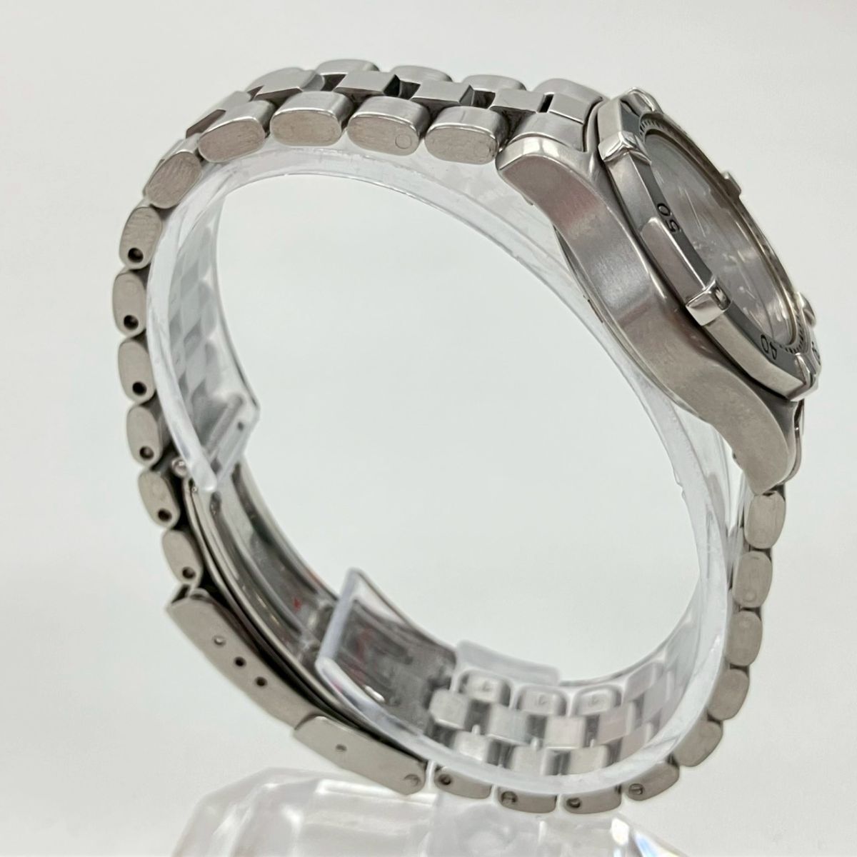 Z016-T6-3947◎ TAG HEUER タグホイヤー レディース腕時計 2000シリーズ WK1312 QUARTZ クォーツ ラウンド 回転ベゼル デイト KA_画像3