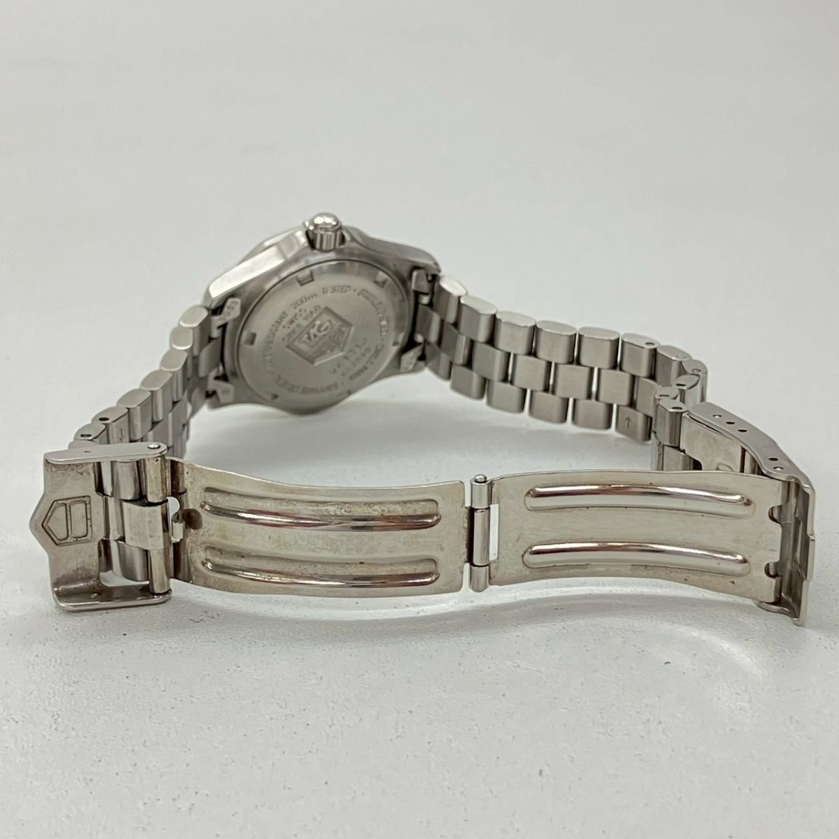 Z016-T6-3947◎ TAG HEUER タグホイヤー レディース腕時計 2000シリーズ WK1312 QUARTZ クォーツ ラウンド 回転ベゼル デイト KA_画像8