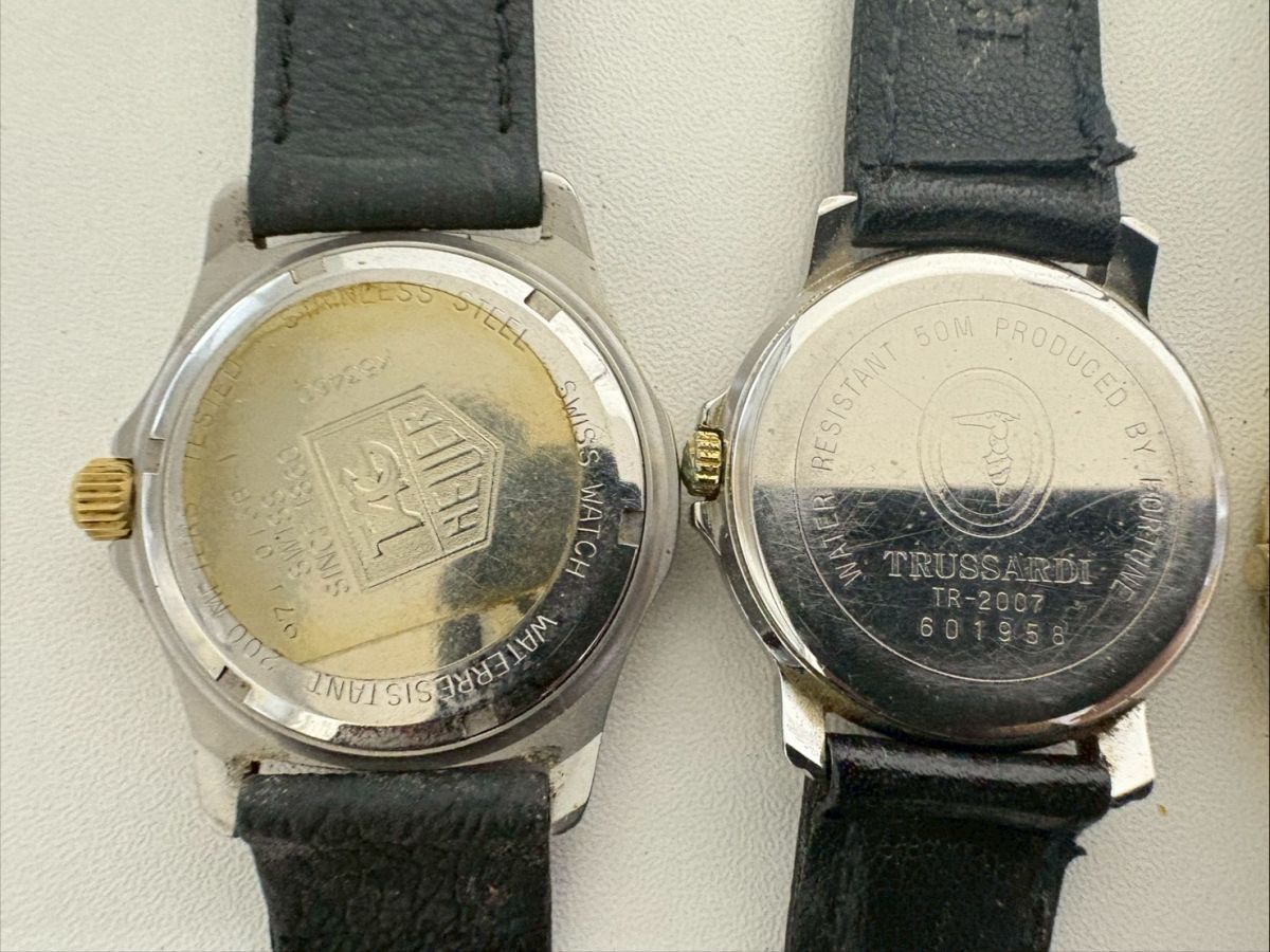 Z257-■ 腕時計 ペンダント 10点セット TAG HEUER SEIKO アナデジ デジタル スモセコ クォーツ 手巻き メンズ レディース 稼働品有 KA_画像8