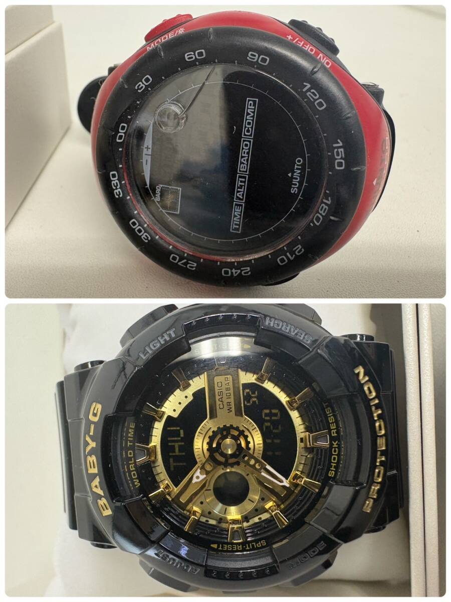 Z257-■ 腕時計 ペンダント 10点セット TAG HEUER SEIKO アナデジ デジタル スモセコ クォーツ 手巻き メンズ レディース 稼働品有 KA_画像6