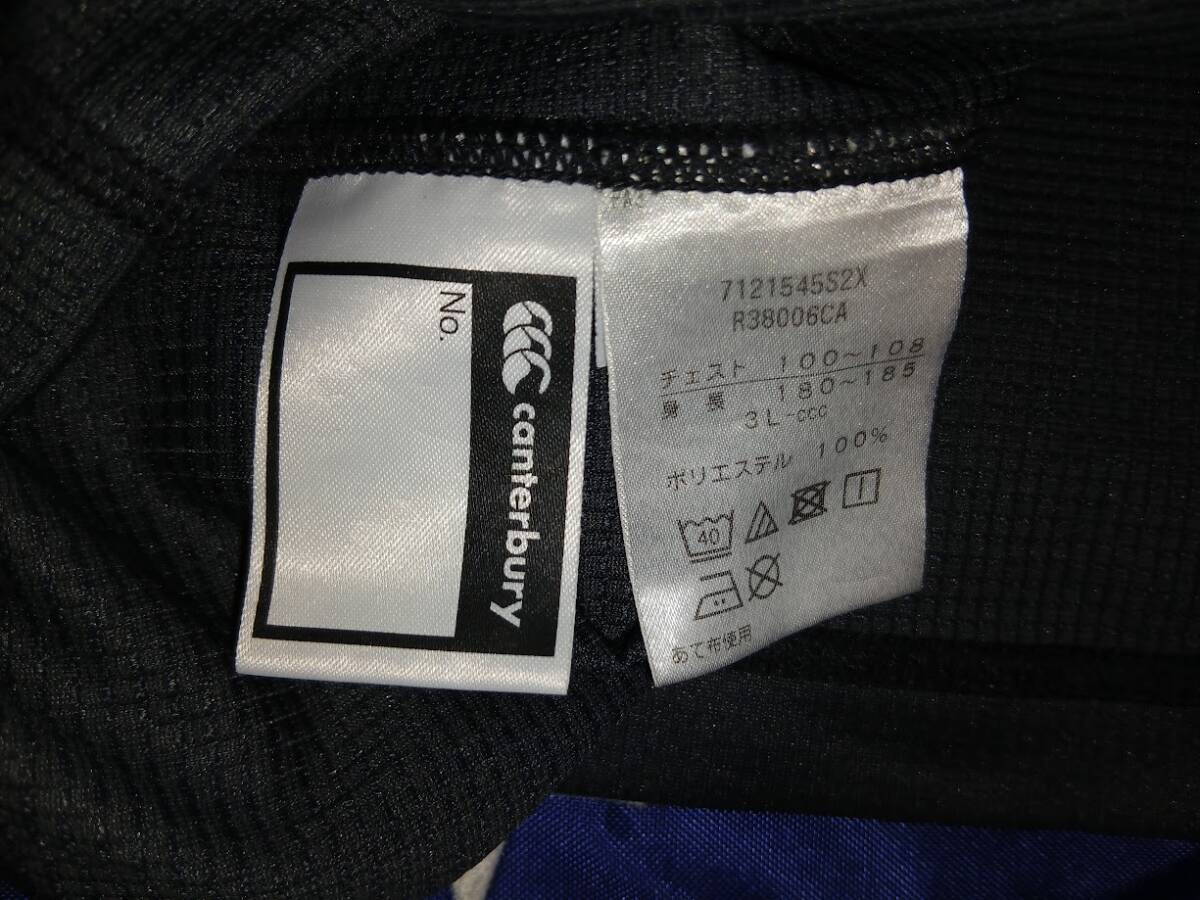 カンタベリー正規品　横浜キヤノン イーグルス　選手支給品　ノースリーブシャツ_画像3