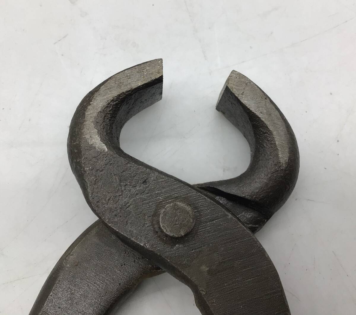 11022 正鋼 喰切 大 ヤットコ やっとこ 大工道具 木工用 工具 伝統工具 2本セット_画像6