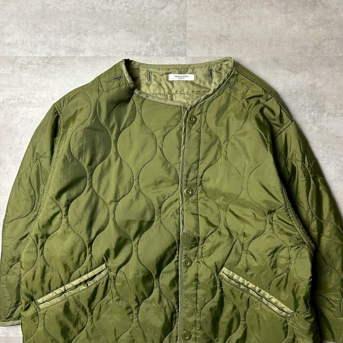 FREAKS STORE フリークスストア M65 ライナー ミリタリーコート キルティングライナー ライナーコート モッズコート キルティングコート_画像3