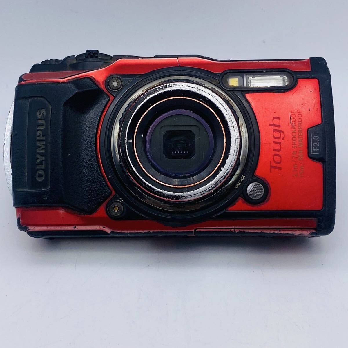 * рабочий товар OLYMPUS Tough TG-6 Olympus компактный цифровой фотоаппарат 4K водонепроницаемый красный TOUGH