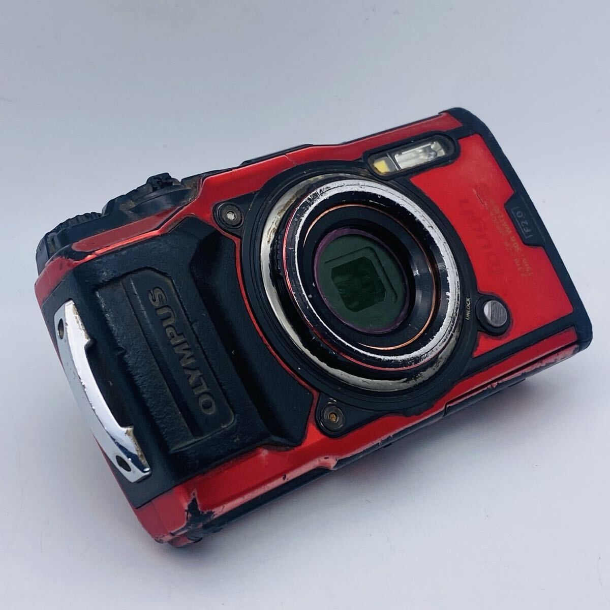 * рабочий товар OLYMPUS Tough TG-6 Olympus компактный цифровой фотоаппарат 4K водонепроницаемый красный TOUGH