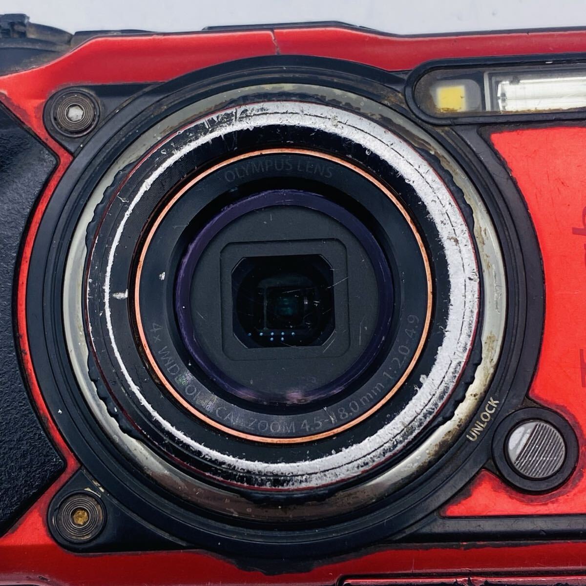 * рабочий товар OLYMPUS Tough TG-6 Olympus компактный цифровой фотоаппарат 4K водонепроницаемый красный TOUGH