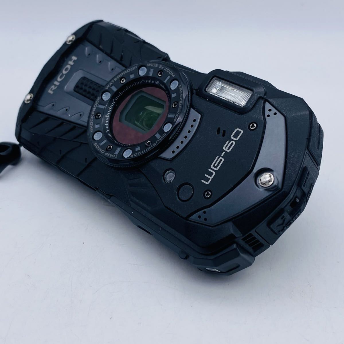 ★定額動作確認済み RICOH WG-60 ① コンパクトデジタルカメラ リコー 防水_画像2