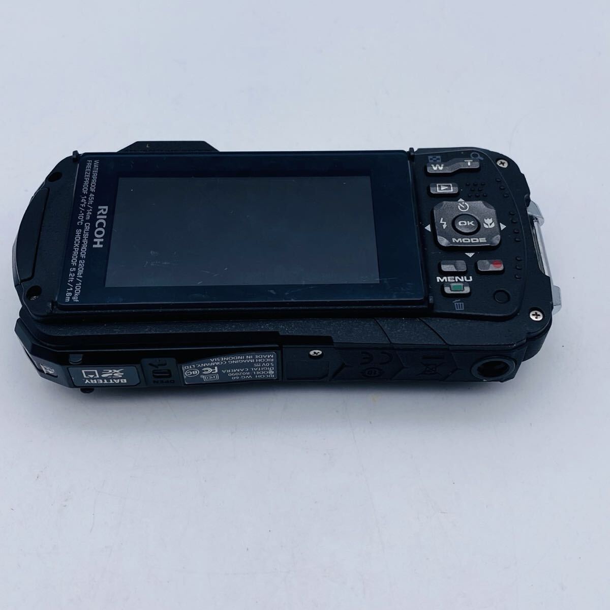 ★定額美品動作確認済み RICOH WG-60 ② コンパクトデジタルカメラ リコー 防水_画像6